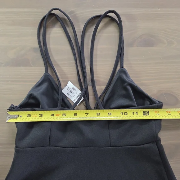NWT Express Women's Black Strappy Top Size S/P - Picture 6 of 10